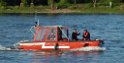 Motor Segelboot mit Motorschaden trieb gegen Alte Liebe bei Koeln Rodenkirchen P124